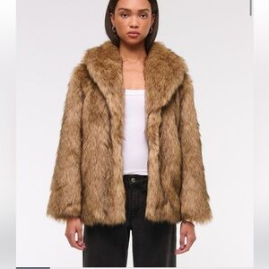 Shaul Collar Faux Fur Coat